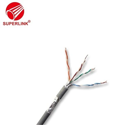 CAT5E Computador Monitorando Cabo de Rede de Par Trançado Blindado 300 Metros
