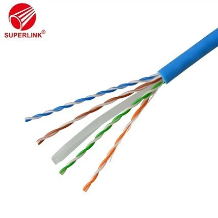 Cabo de rede não blindado Gigabit Cat6